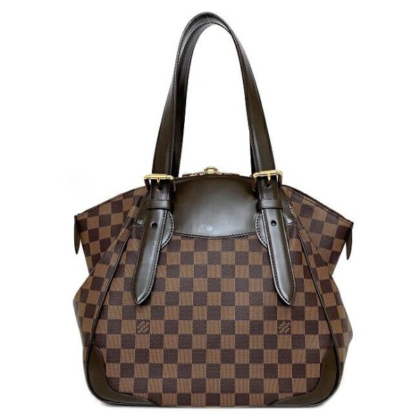 f15661 3 Louis Vuitton Verona MM Tote Shoulder Bag Brown