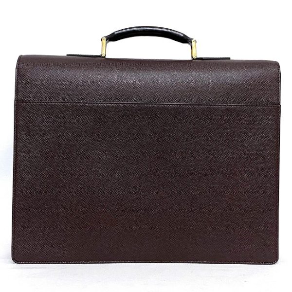 f16165 3 Louis Vuitton Serviette Moscova Briefcase Taiga Bordeaux