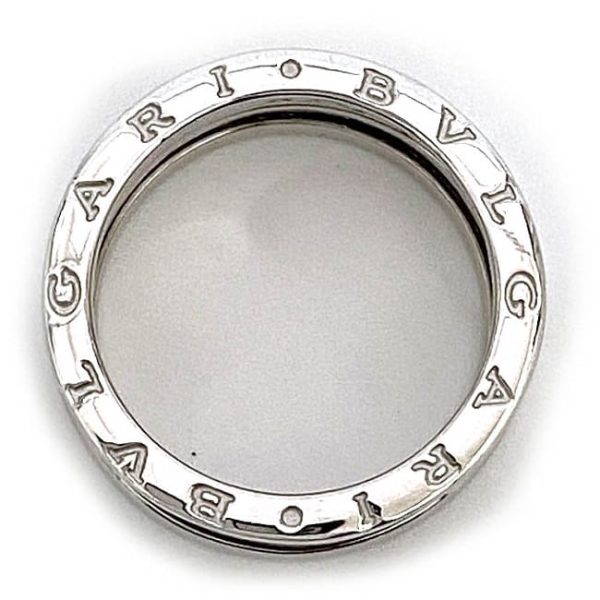 f16410 4 BVLGARI White Gold Ring B Zero One