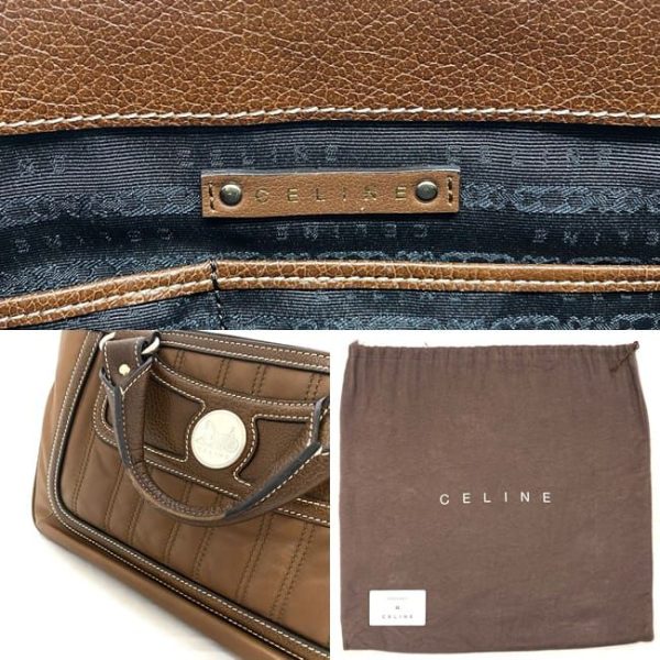 f16740 10 Celine Handbag Boogie Bag Brown