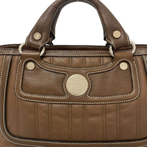 f16740 9 Celine Handbag Boogie Bag Brown