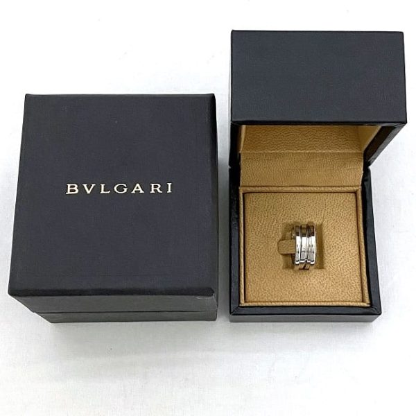 f16989 8 BVLGARI Pink Gold Diamond Ring B Zero One