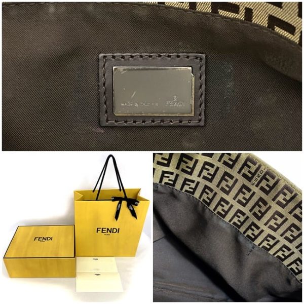 f17535 10 Fendi Tote Bag Canvas Beige