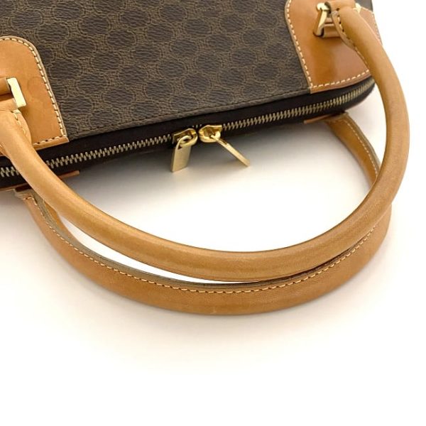 f17641 5 Celine Handbag Brown Camel Macadam