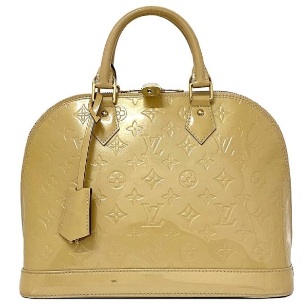 f18337 1 Louis Vuitton Alma PM Handbag Monogram Vernis Yellow