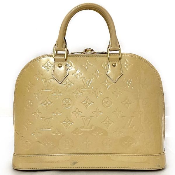 f18337 3 Louis Vuitton Alma PM Handbag Monogram Vernis Yellow