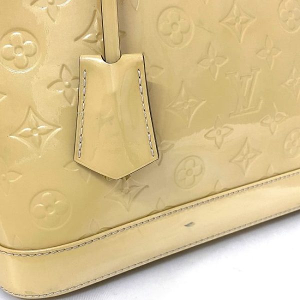 f18337 5 Louis Vuitton Alma PM Handbag Monogram Vernis Yellow