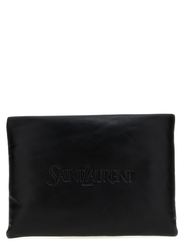 f442e4afb0613cf ju 1 Saint Laurent Paris Clutch Bag Springsummer 2024 Black