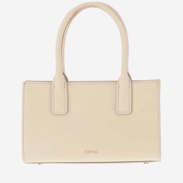 fb5224104370df8 ia 3 VERSACE Hand Bag Beige