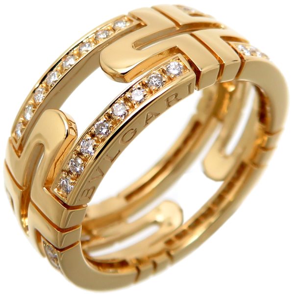 fdh78560 1 BVLGARI Yellow Gold Ring B Zero One