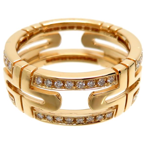 fdh78560 4 BVLGARI Yellow Gold Ring B Zero One