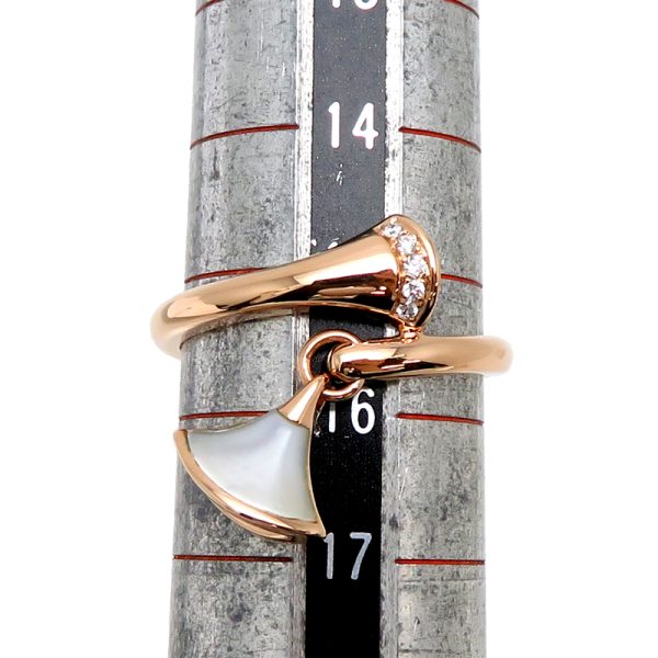 fdh80897 7 Bulgari Diva Dream Small Pink Gold Ring