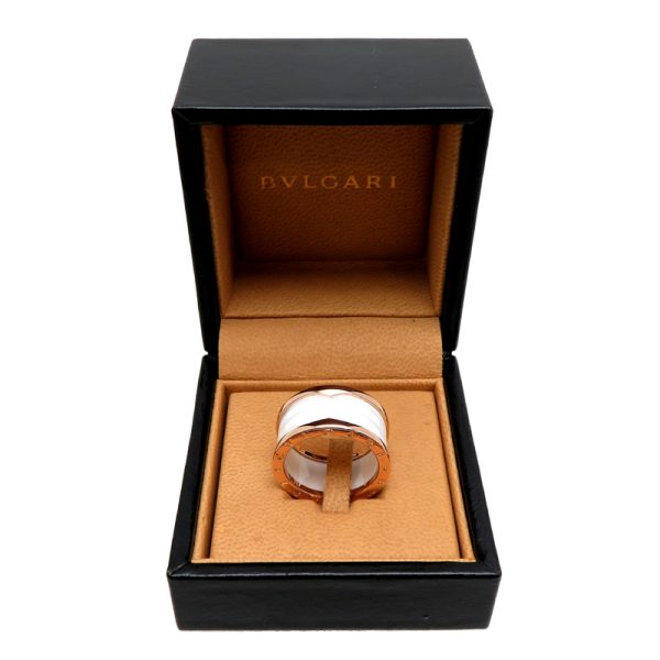 fdh81613 9 Bulgari 4 Band Yellow Gold Ring