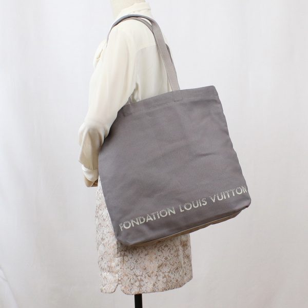 flv0000000565011 b LOUIS VUITTON Tote Bag Gray