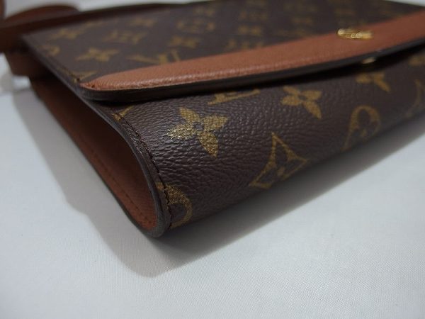 fud205618404 8 Louis Vuitton Bordeaux 24 Monogram Shoulder Clutch Bag Brown