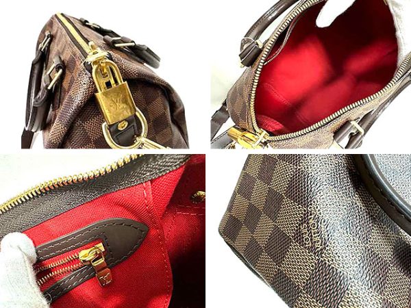 g 0830 3 r13 Louis Vuitton Speedy Bandouliere 25 Damier Boston Bag