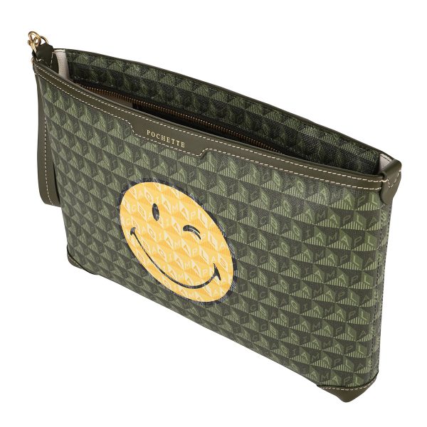 gan5050925187572 4 Anya Hindmarch Clutch Bag Green