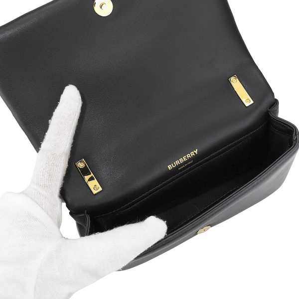 gbb8059492a1189 5 Burberry Laura Shoulder Bag Black Gold