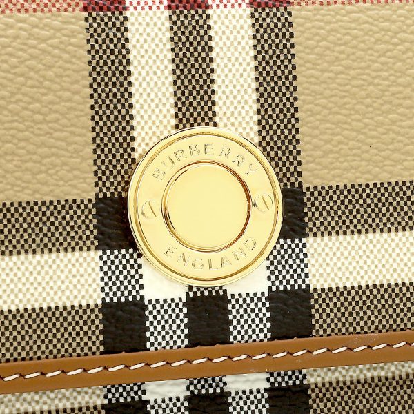 gbb8070415a7026 9 Burberry Trifold Wallet Check Beige Brown