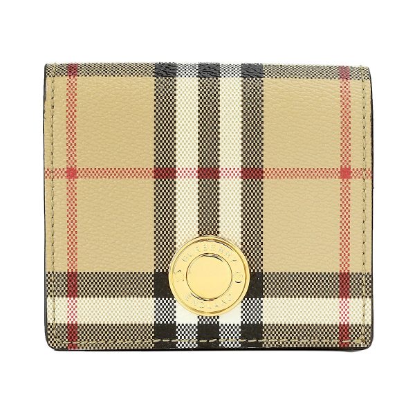 gbb8070417a7026 1 Burberry Bifold Wallet Check Beige Brown