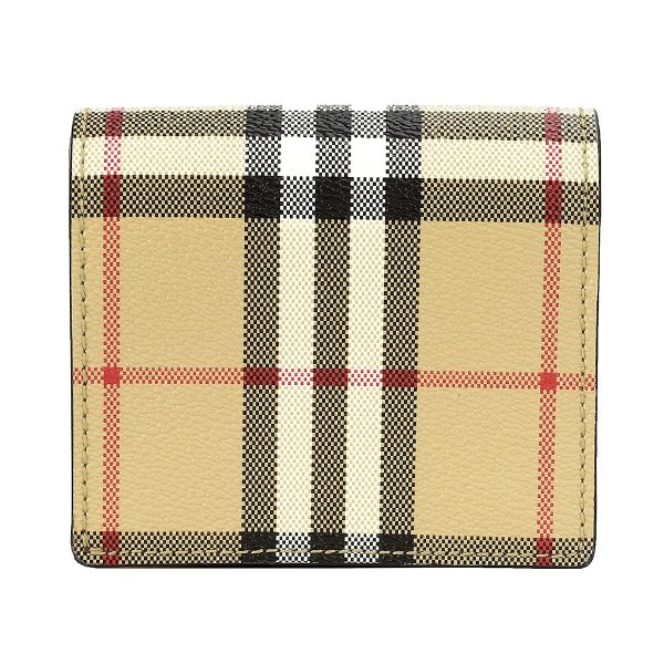 gbb8070417a7026 2 Burberry Bifold Wallet Check Beige Brown