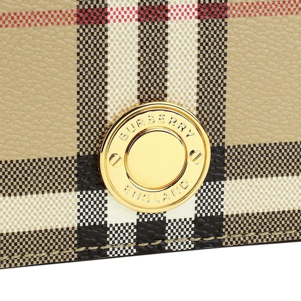 gbb8070417a7026 9 Burberry Bifold Wallet Check Beige Brown