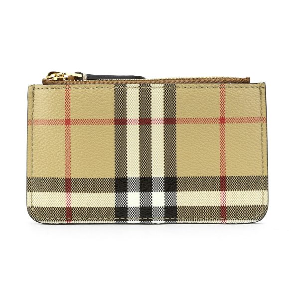 gbb8070420a7026 1 Burberry Vintage Check Card Case Beige