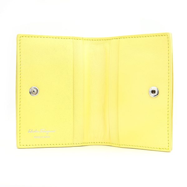 gfr2202950747146 5 Ferragamo Viva Bow Card Case Lemon Yellow