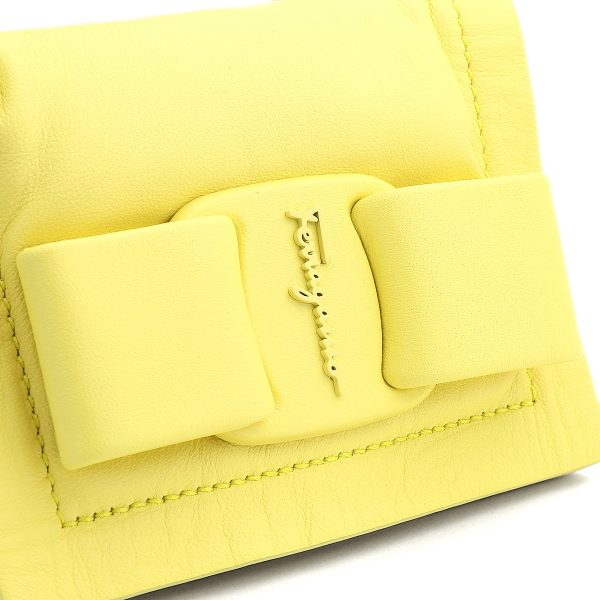 gfr2202950747146 7 Ferragamo Viva Bow Card Case Lemon Yellow