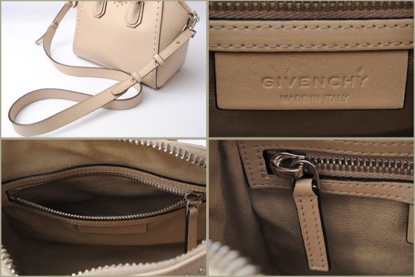 giv 17 004 6 Givenchy Antigona Mini Handbag shoulder bag Beige