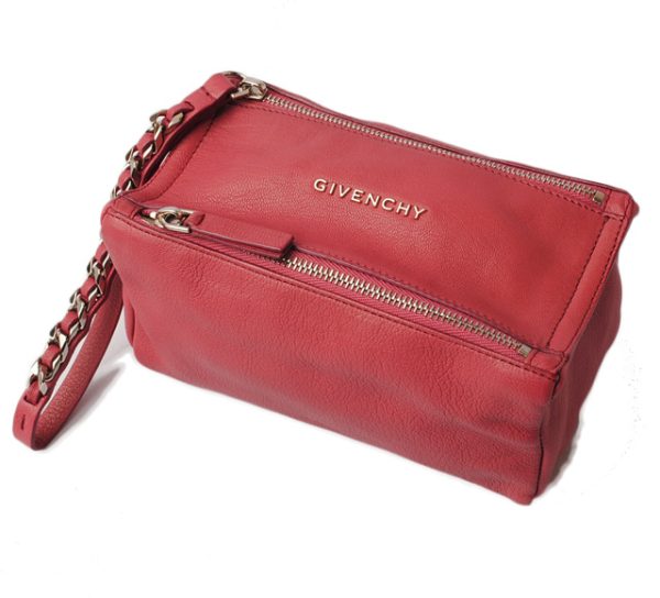 giv 18 001 1 Givenchy Pandora Clutch Bag Goatskin Pink