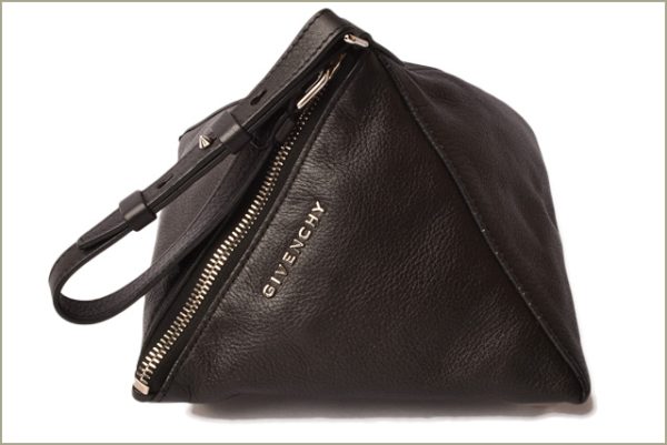 giv 18 005 3 Givenchy Small Pyramid Clutch Bag Black