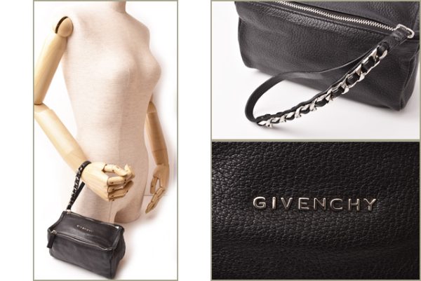 giv 19 007 2 Givenchy Pandora Clutch Bag Black