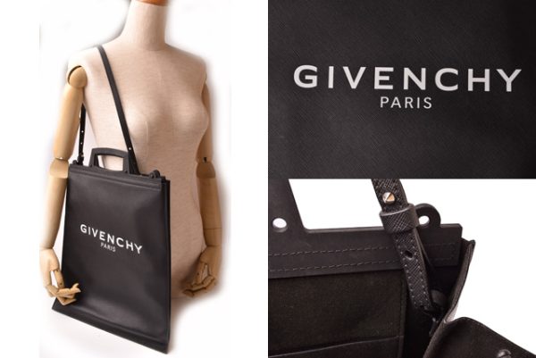 giv 19 012 3 Givenchy Bambi Iconic tote shoulder bag black