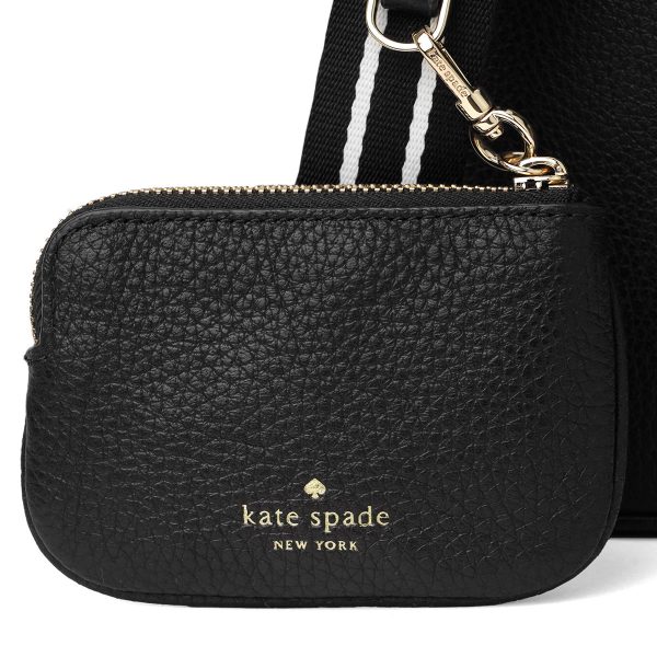 gktk4854001 8 Kate Spade Rosie North South Zip Phone Cross Body Shoulder Bag Black