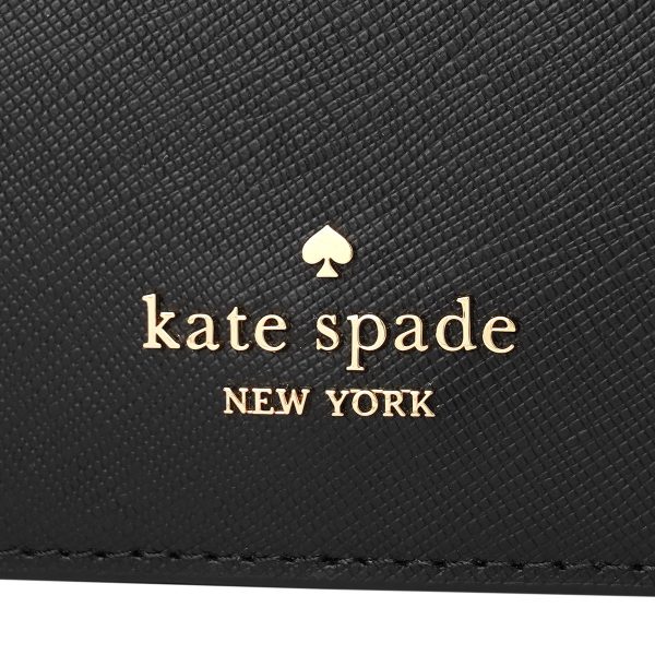 gktkc438001 7 Kate Spade Shoulder Bag Madison Saffiano Leather Saddle Bag Black