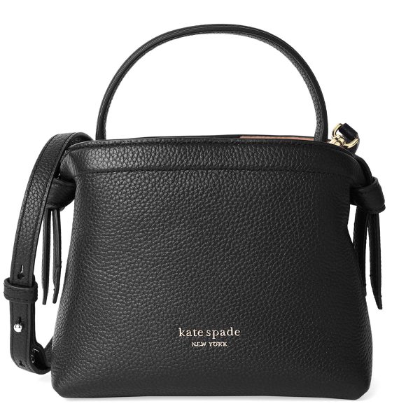 gktkd067001 1 Kate Spade Knott Mini Crossbody Tote Bag Black