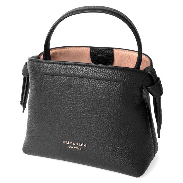 gktkd067001 4 Kate Spade Knott Mini Crossbody Tote Bag Black