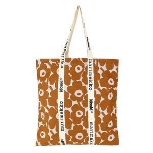 gmr092458878 1 Marimekko Carrier KIOSKI MIDI UNIKKO Tote Brown