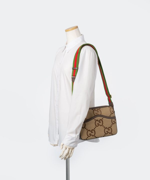 guc0000001039 9 Gucci Jumbo Gg Casual Interlocking G Leather Handbag Beige