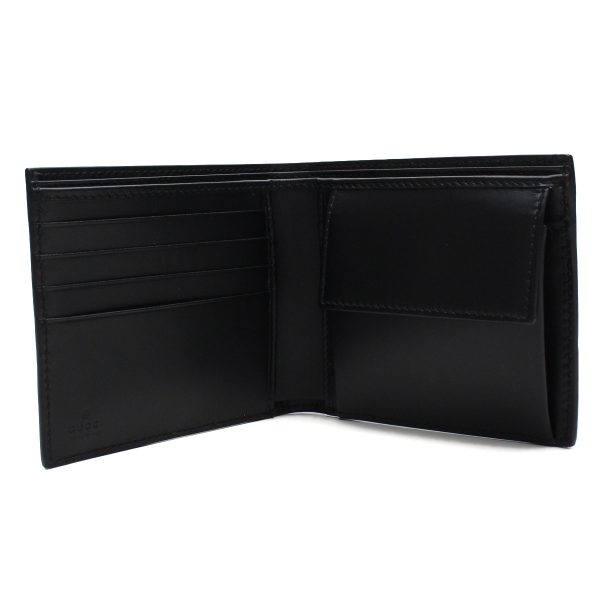 guc47392201 3 GUCCI Guccisima Bifold Wallet Leather Black