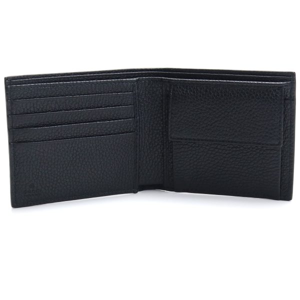 guc473922031 3 GUCCI DORIAN Bifold Wallet Leather Black