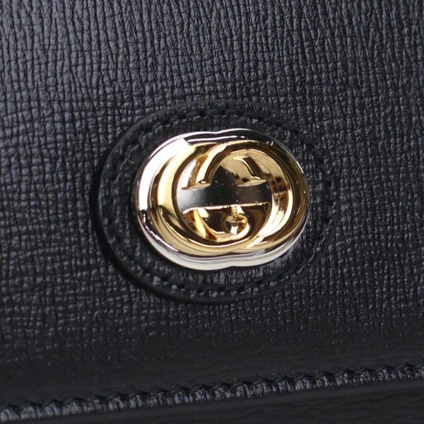 guc598531011 2 GUCCI MARINA Long Fold Coin Purse Leather Black