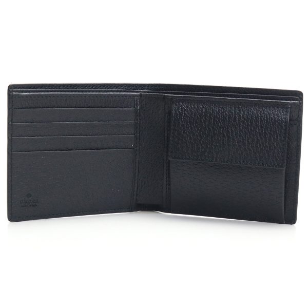 guc643875011 3 GUCCI RETROSPECTIVE Bifold Wallet Leather Black