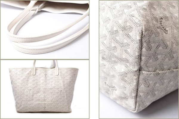 gy 17 005 3 Goyard Saint Louis tote bag White Gray