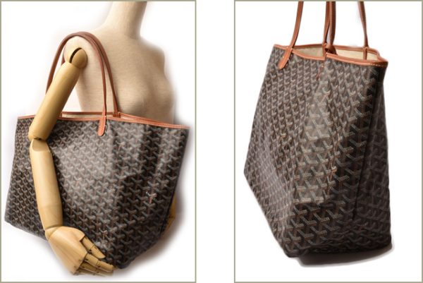 gy 18 005 2 Goyard Saint Louis tote bag black brown