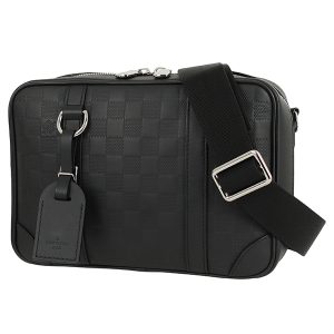 h h117 Prada Briefcase Leather Black