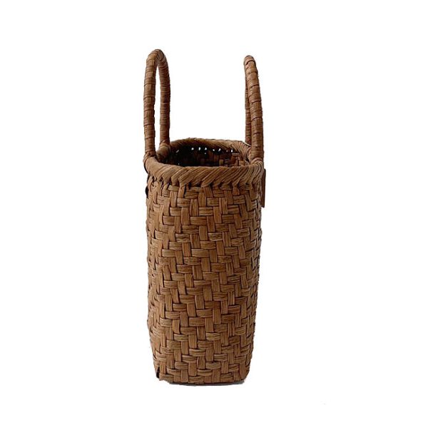 h1 Kagoya Wild Grape Basket Bag Brown