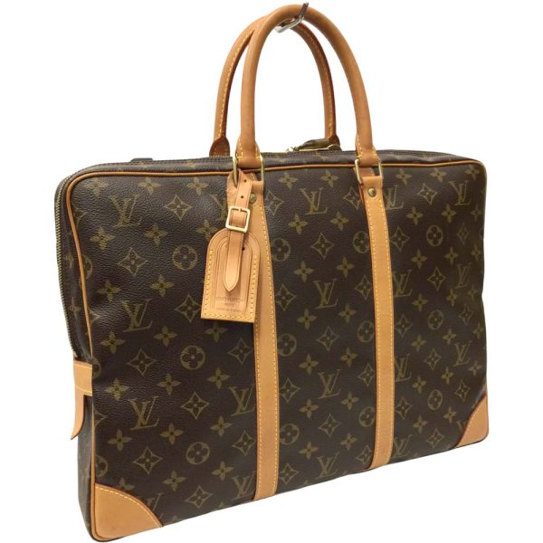 i24 212 1 Louis Vuitton Porte de Cumain Voyage Briefcase Monogram Brown