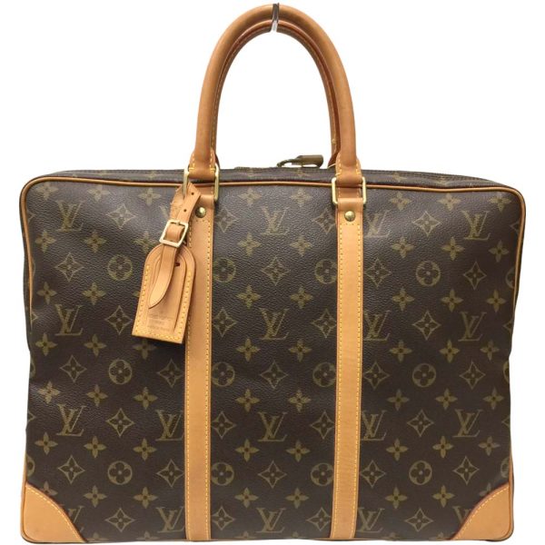 i24 212 2 Louis Vuitton Porte de Cumain Voyage Briefcase Monogram Brown